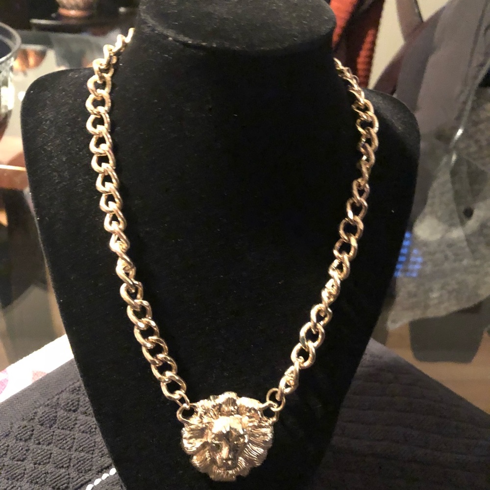Lion statement necklace